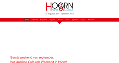 Desktop Screenshot of hoornkunstencultuur.nl