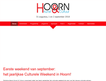 Tablet Screenshot of hoornkunstencultuur.nl